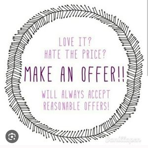 Make an offer on any products!!!